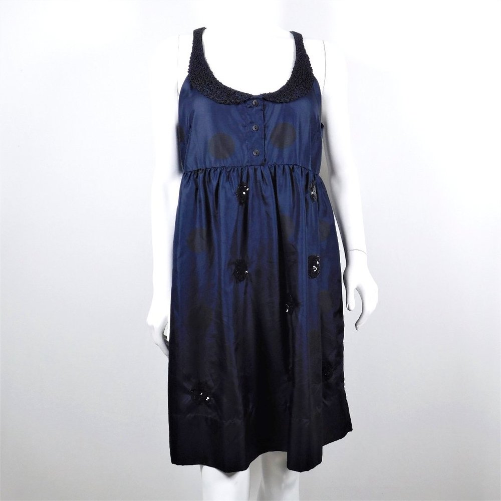 Trelise Cooper Silk Sequin Baby Doll Dress 12 US 10 (83125)
